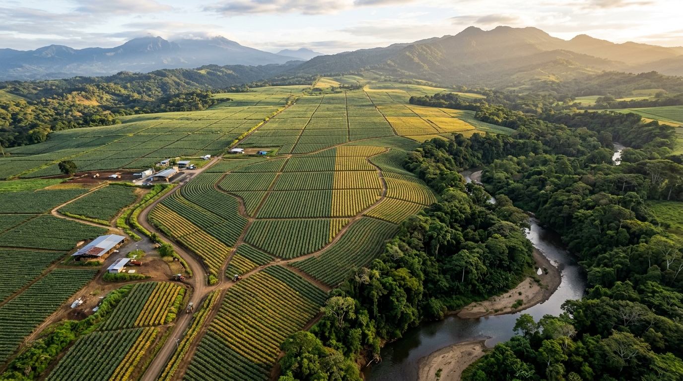 Dinámicas Agroambientales - Monitoreo de monocultivos y bosques en Costa Rica